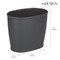 mDesign Plastic 2.25 Gallon Slim Trash Can Garbage Wastebasket Bin
